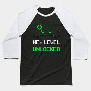 New Level Unlocked Baseball T-Shirt